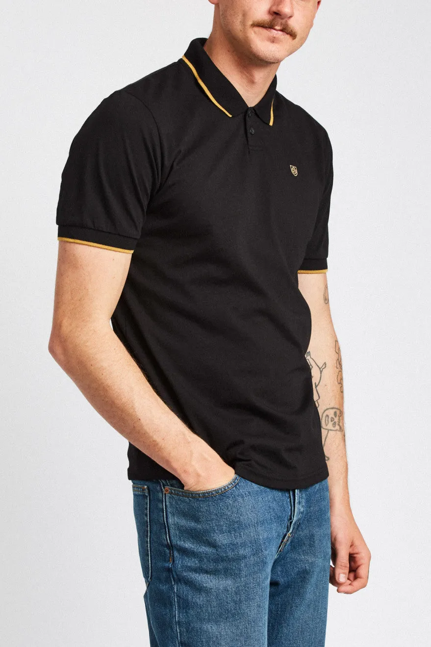 Guard S/S Polo Knit - Black