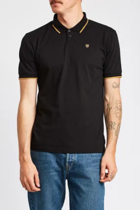 Guard S/S Polo Knit - Black