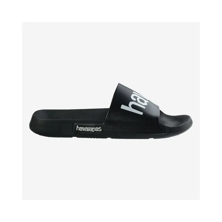 Havaianas Slide Classic Logomania in Black