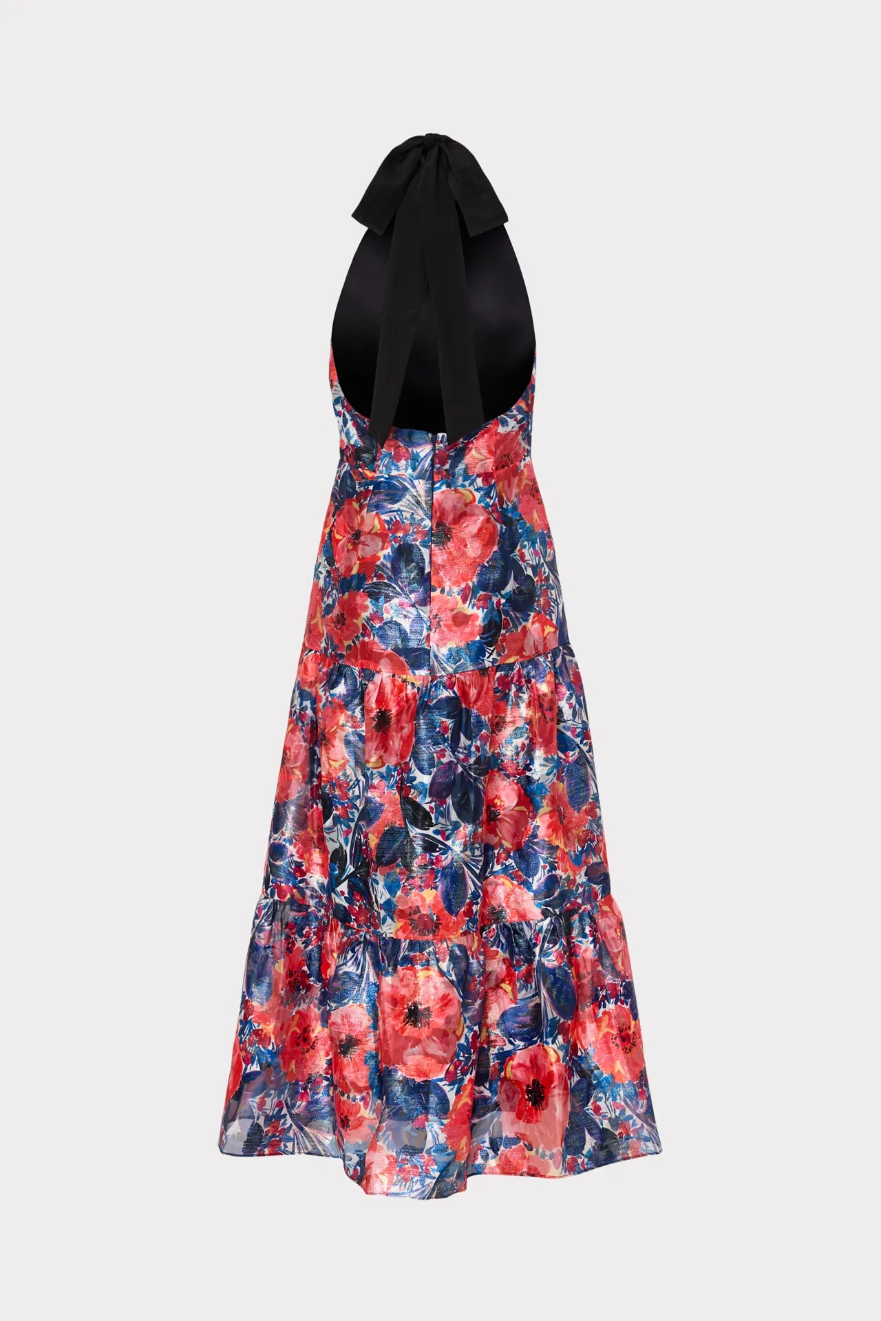 Hayden Poppy Pattern Watercolor Dress