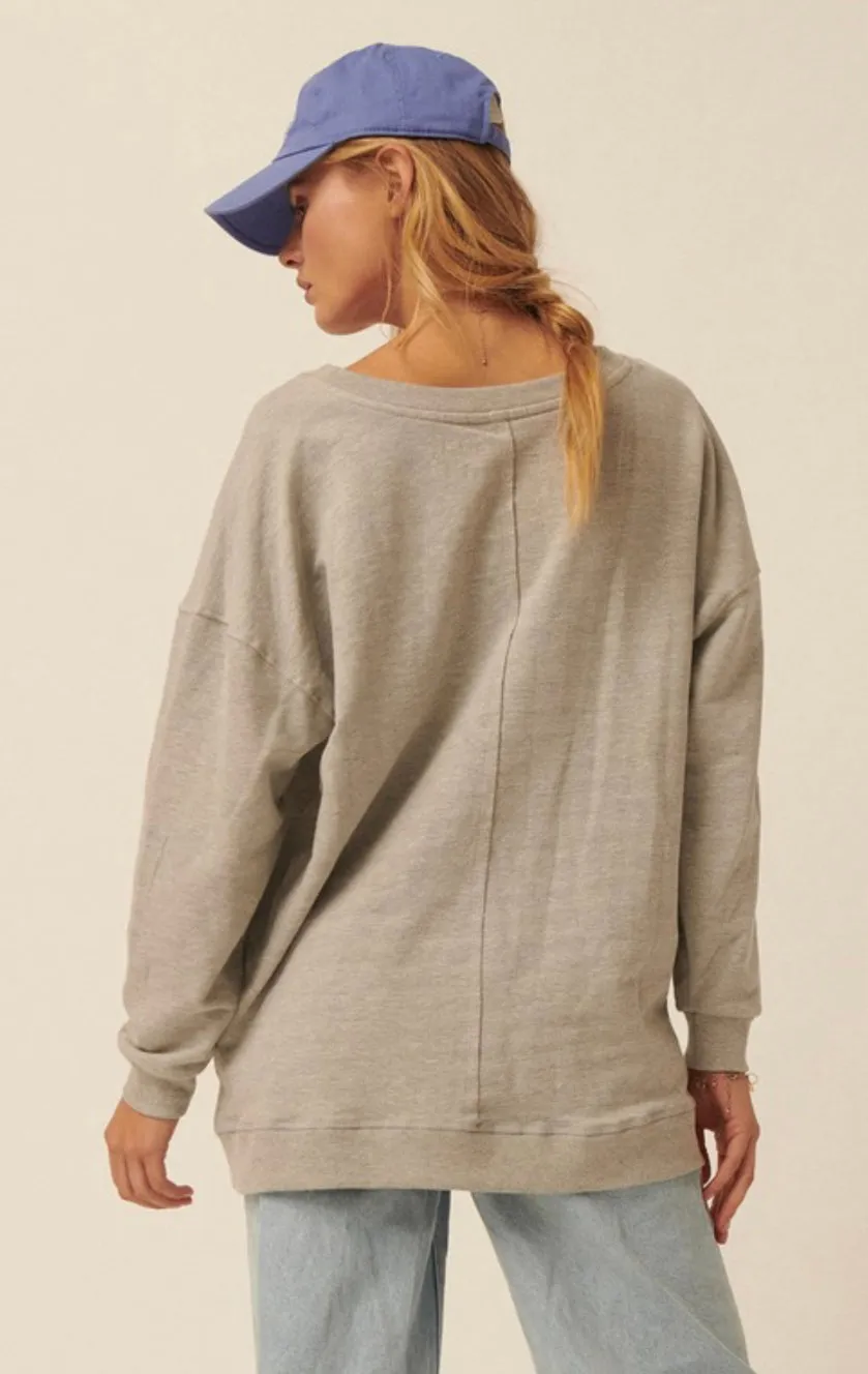 Heather Grey Linsey Sweatshirt