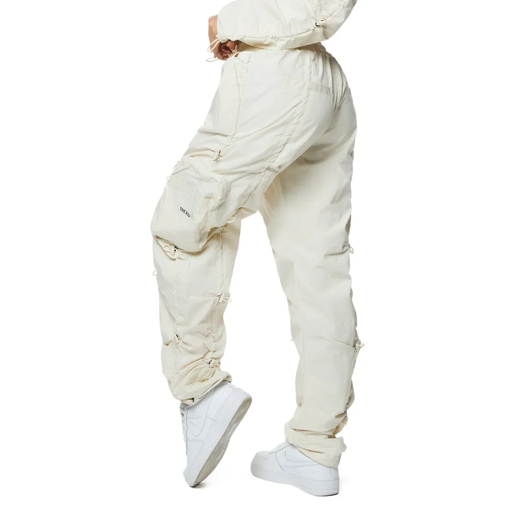 High Rise Multi Bungee Joggers - Oatmeal