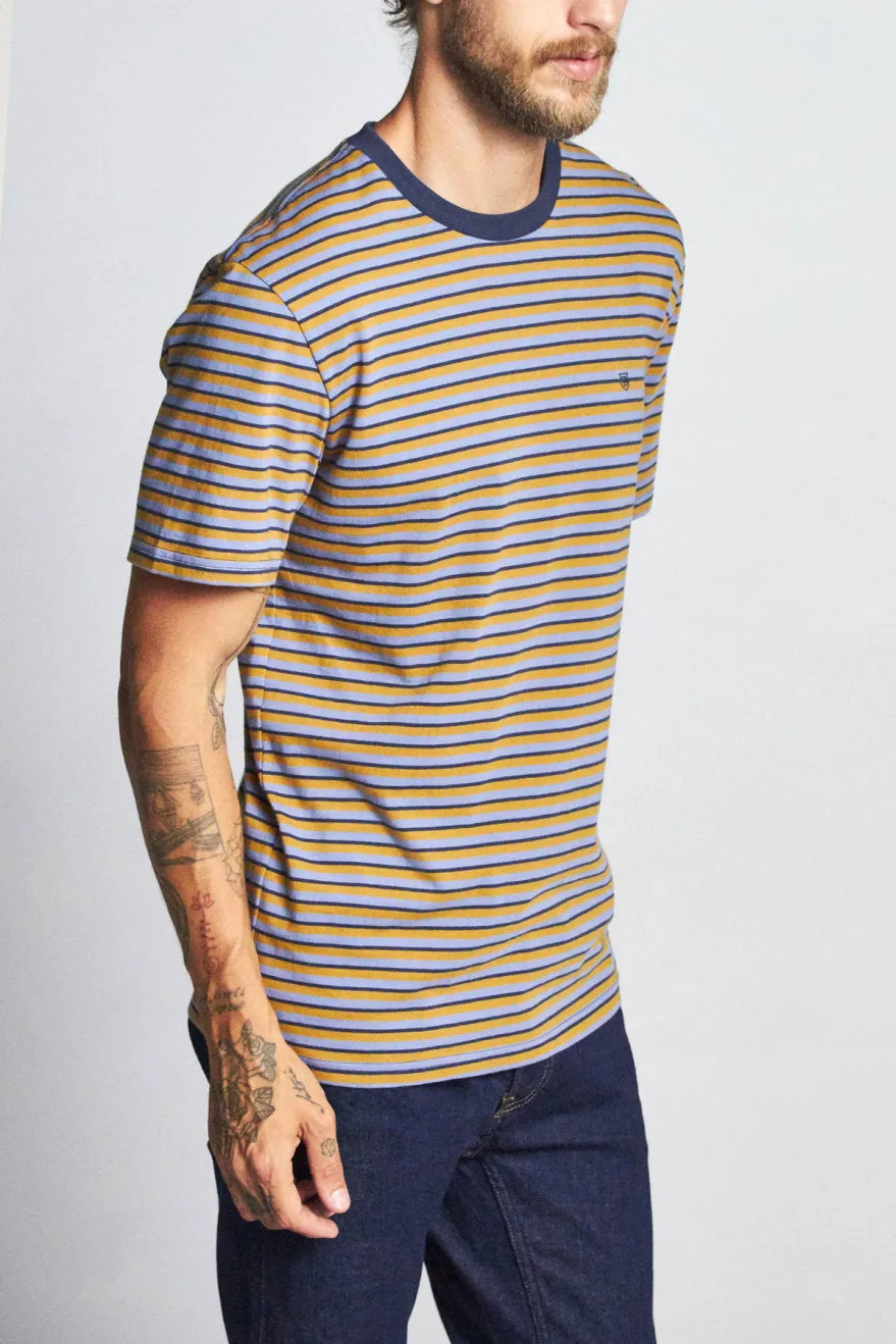 Hilt Mini Stripe S/S Knit - Twilight Blue/Washed Navy