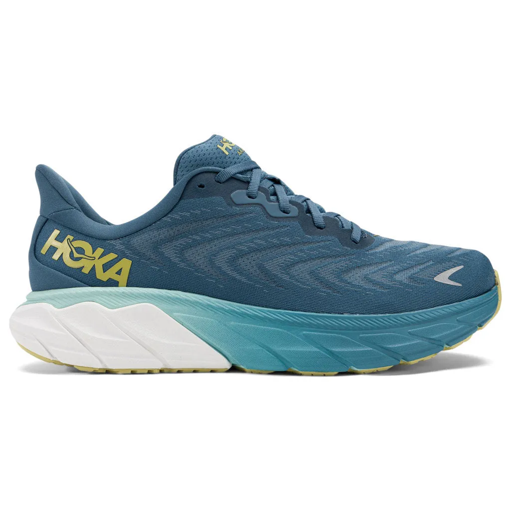 Hoka Mens Trainers Arahi 6 Lace-Up Low-Top Running Sneakers Textile - UK 9.5