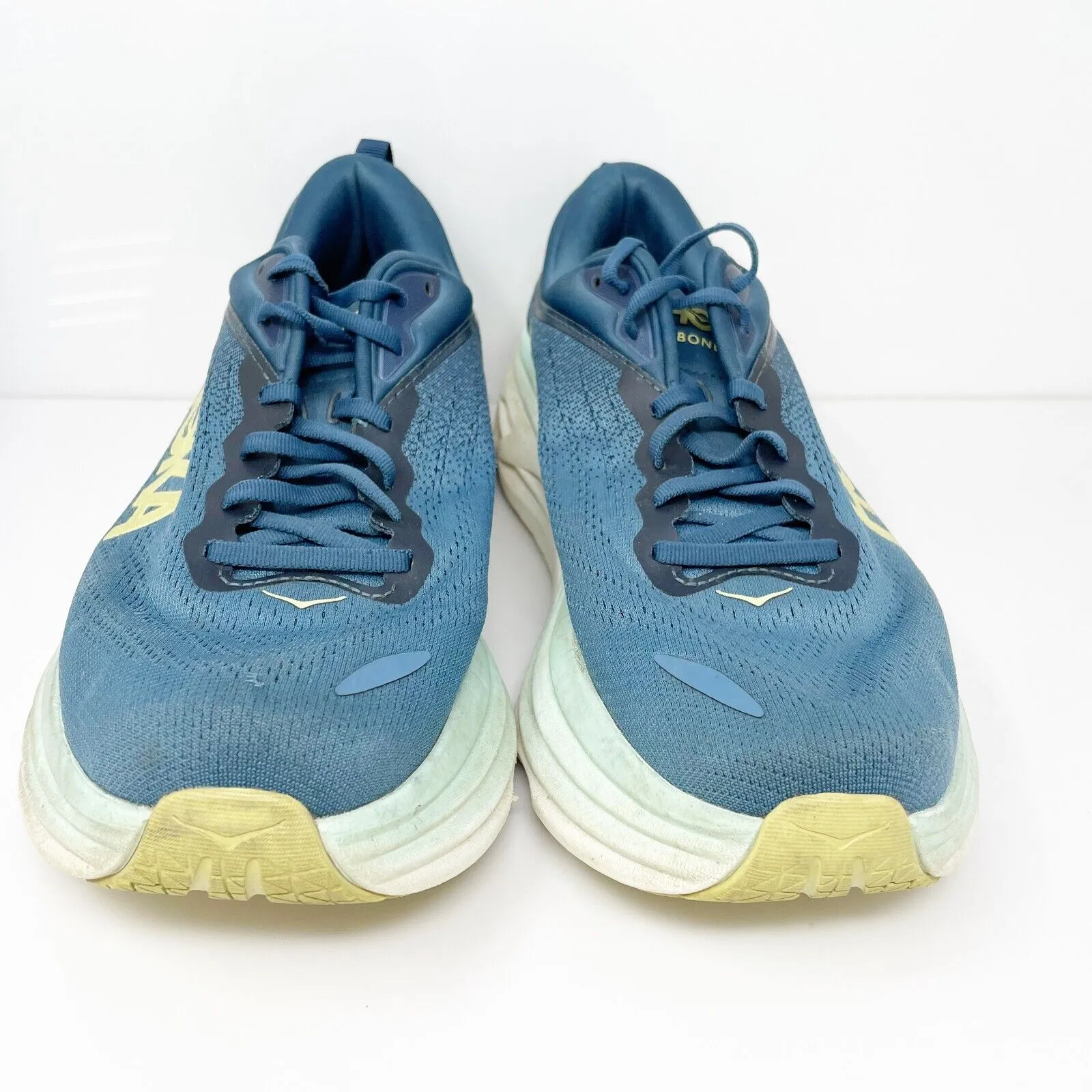 Hoka One One Mens Bondi 8 1123202 MOBS Blue Running Shoes Sneakers Size 11.5 D