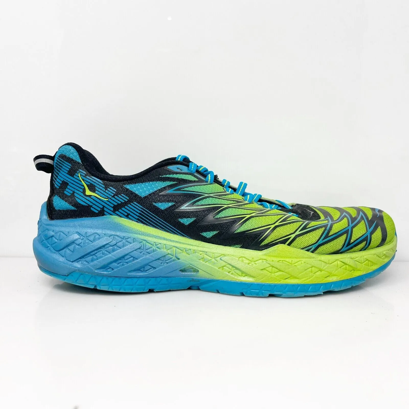 Hoka One One Mens Clayton 2 1014774 BGBB Green Running Shoes Sneakers Size 10