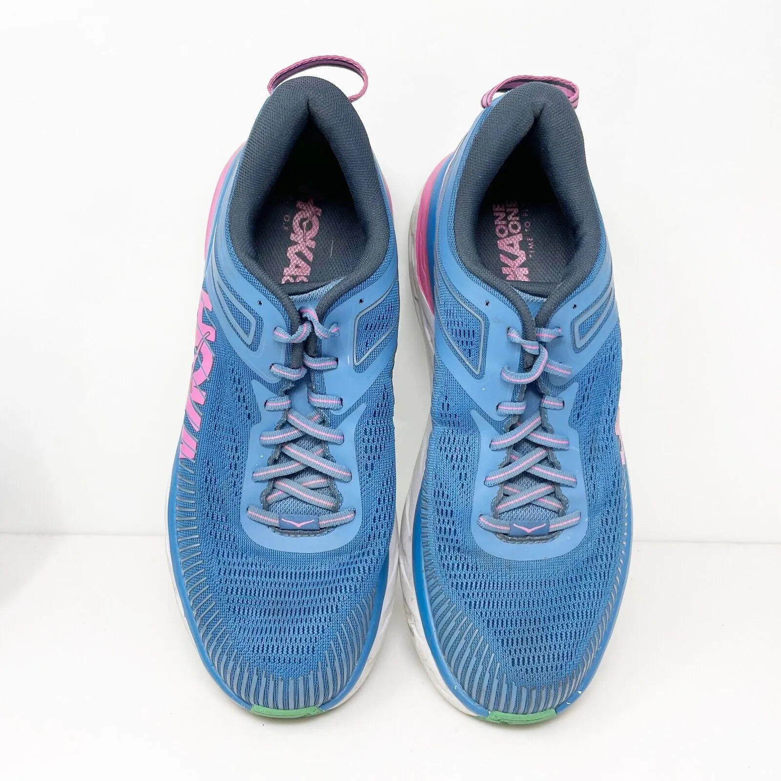 Hoka One One Womens Bondi 7 1110519 VBPP Blue Running Shoes Sneakers Size 11