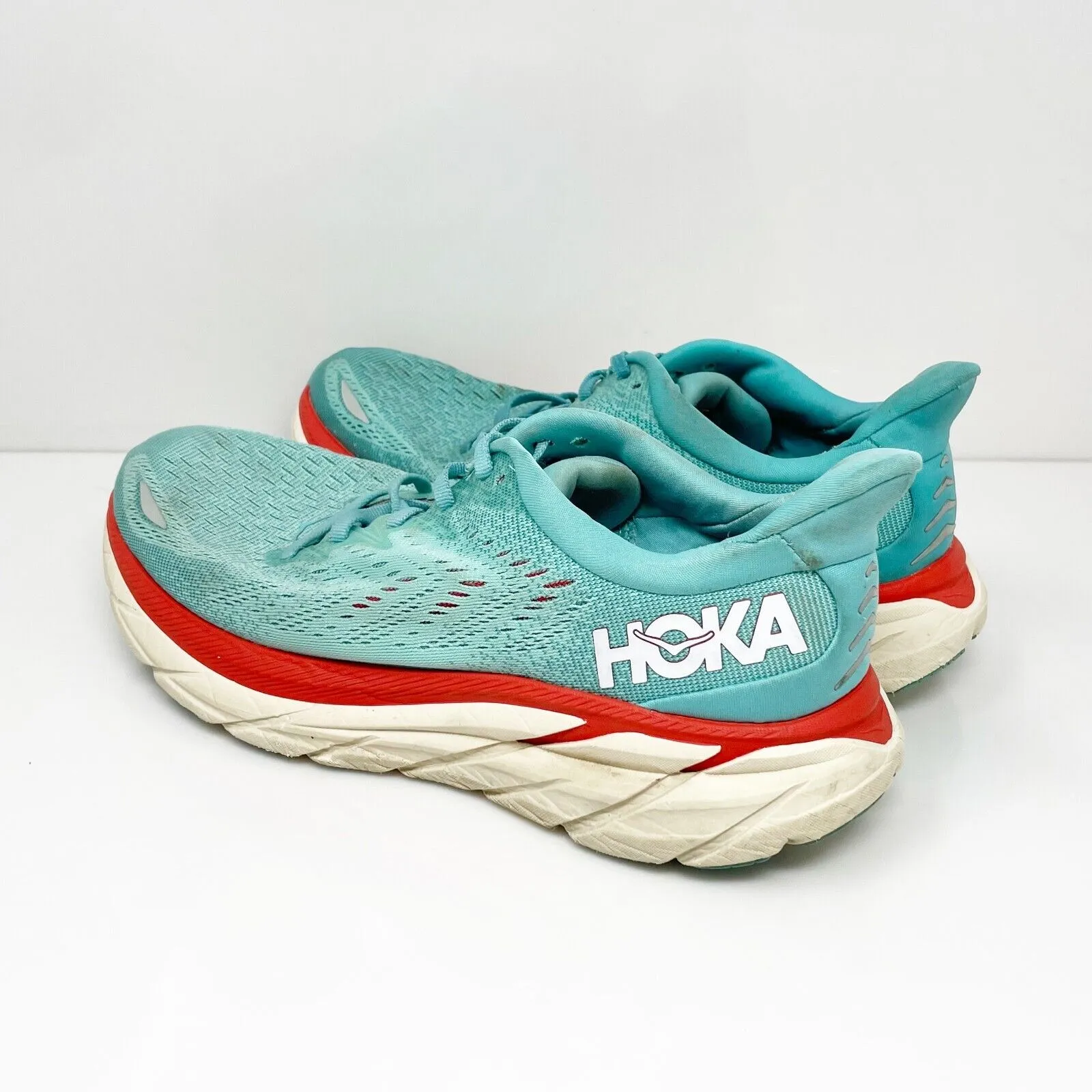 Hoka One One Womens Clifton 8 1119394 AEBL Blue Running Shoes Sneakers Size 8 B