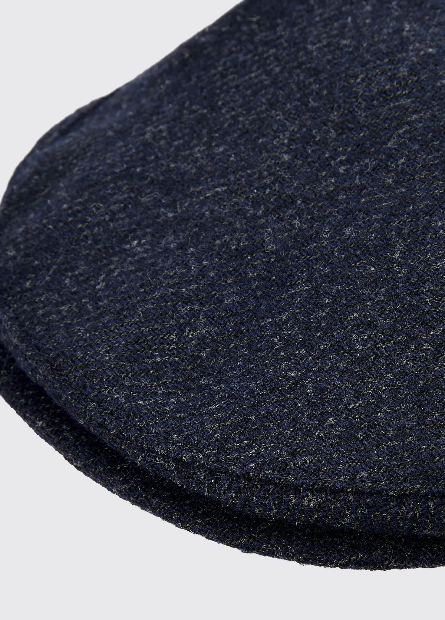 Holly Tweed Flat Cap - Navy