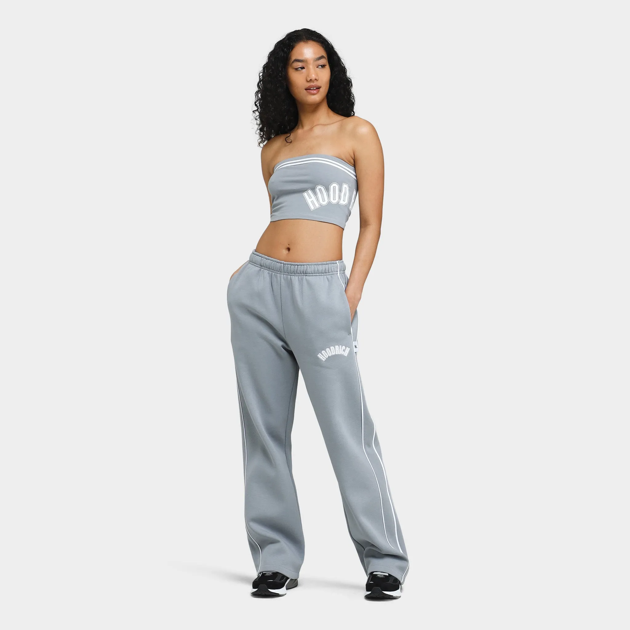 Hoodrich Women's OG Degree Oversized Joggers Weatherwave / White