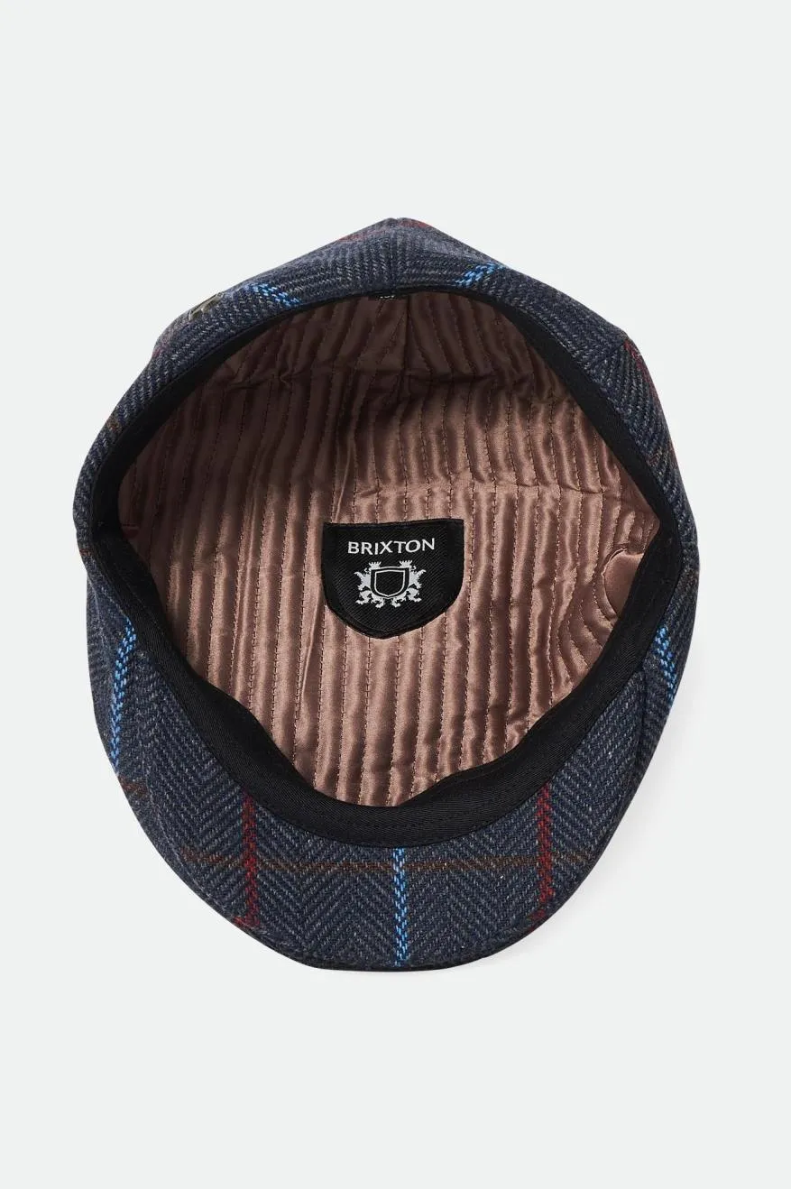 Hooligan Flat Cap - Washed Navy/Ombre Blue