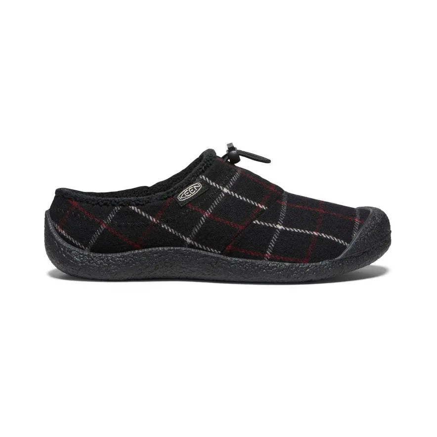 Howser III Slide Women's Shoes - Black Plaid