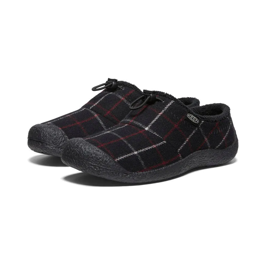 Howser III Slide Women's Shoes - Black Plaid