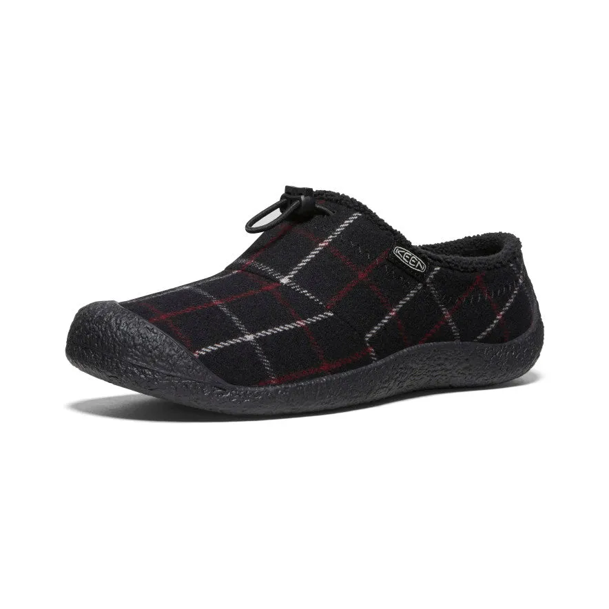 Howser III Slide Women's Shoes - Black Plaid