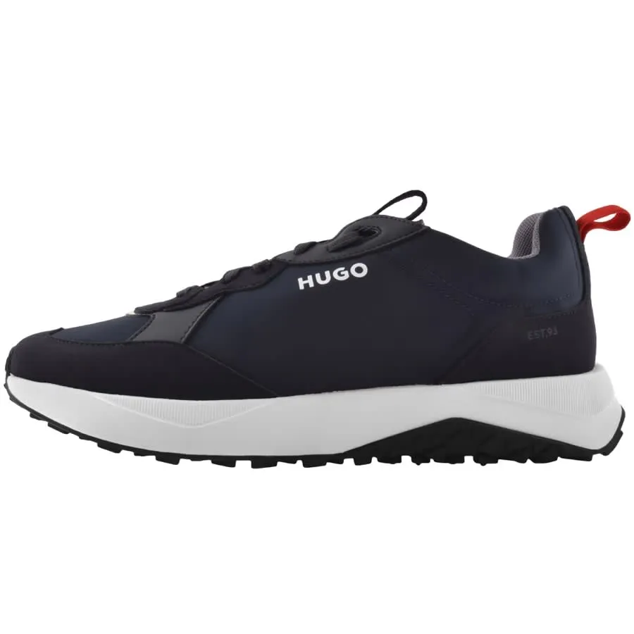 HUGO Kane Runn Trainers Navy