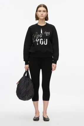 I Lov'd You Cropped Sweatshirt