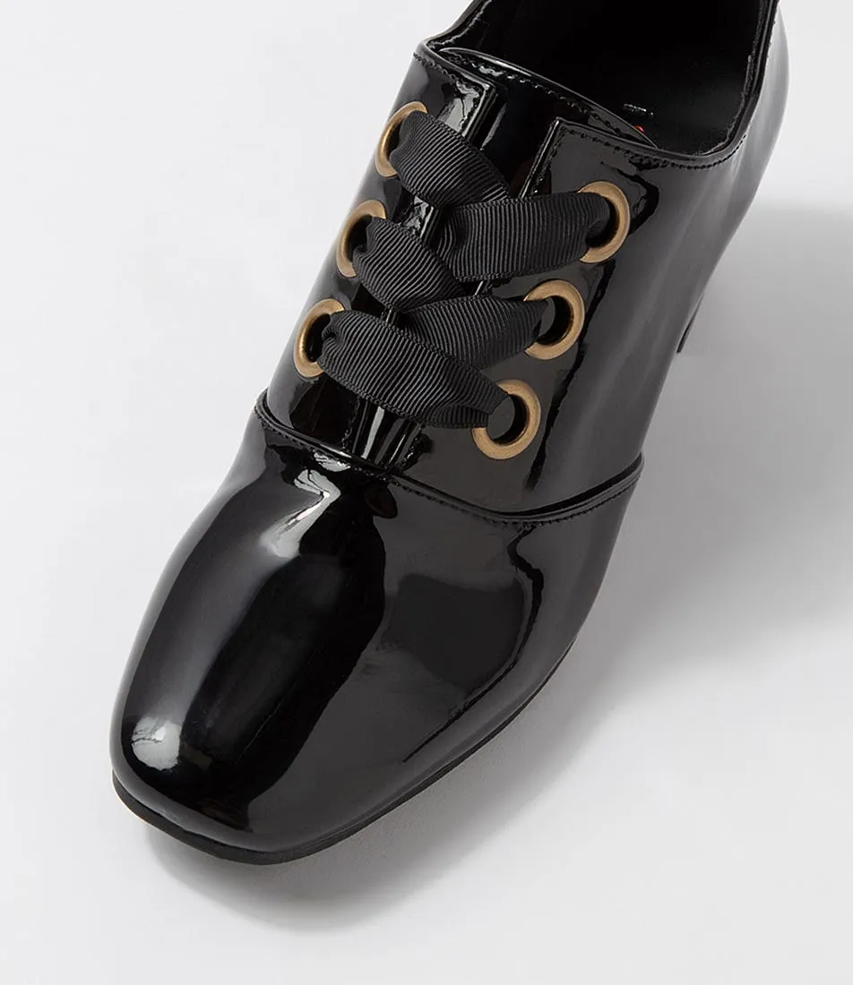 I LOVE BILLY Helix Black Patent Pu Heels