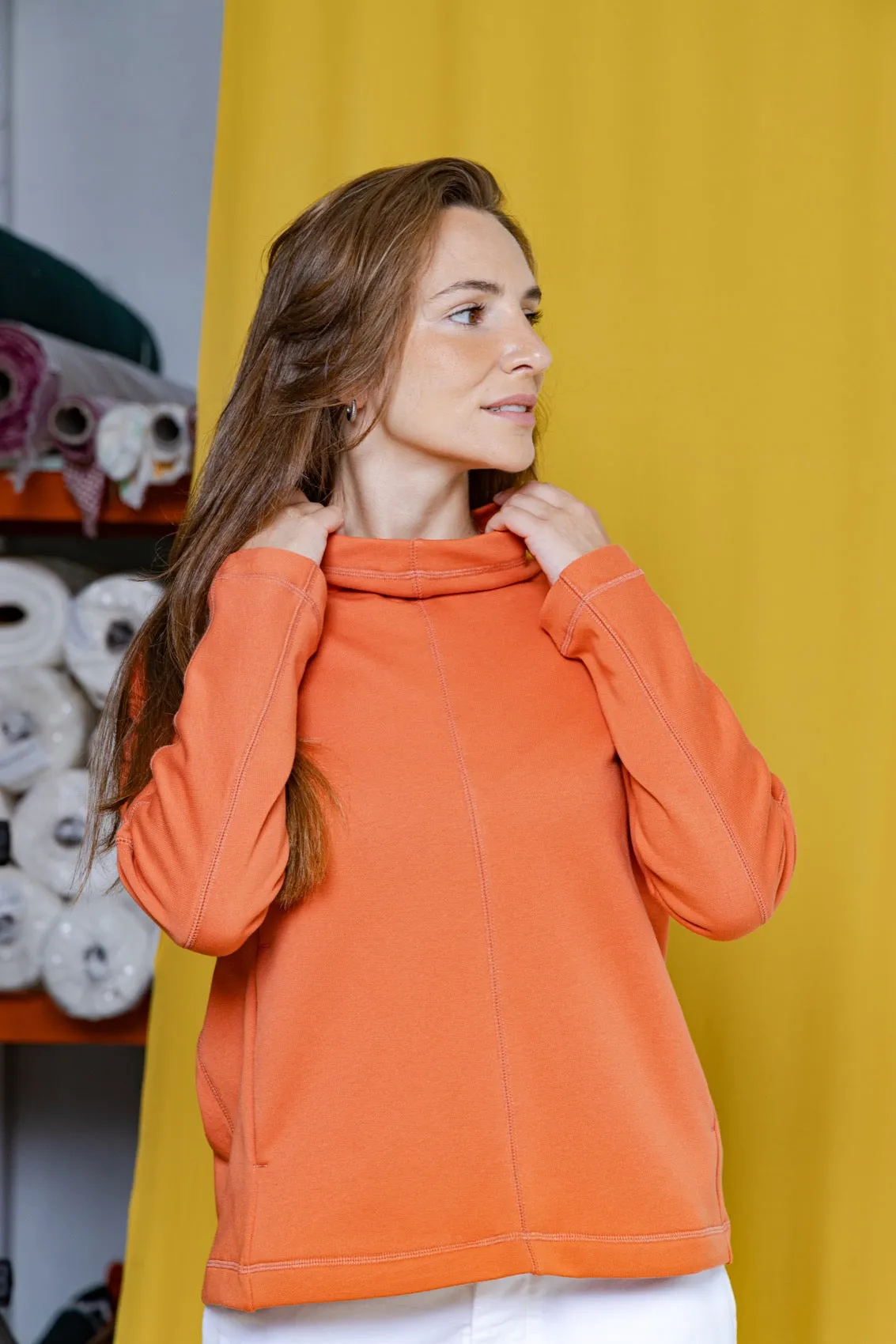 Jeco Sweatshirt | Terracotta