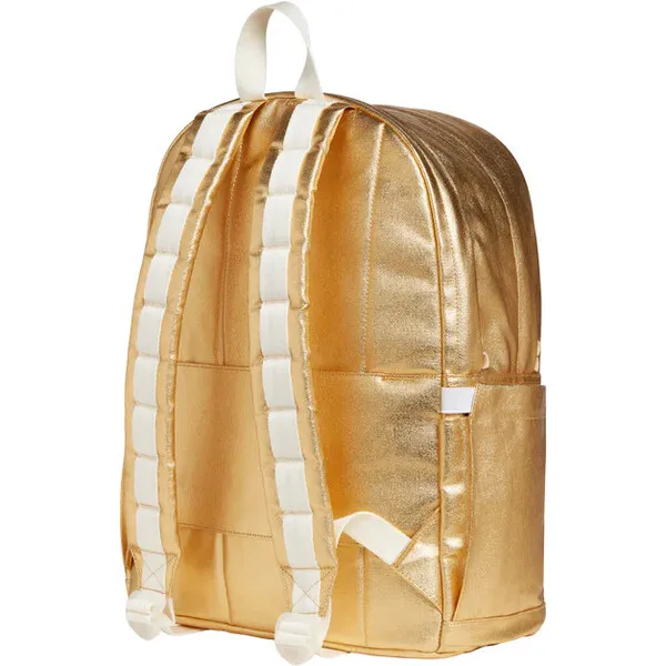 Kane Double Pocket Large Backpack in Gold by STATE