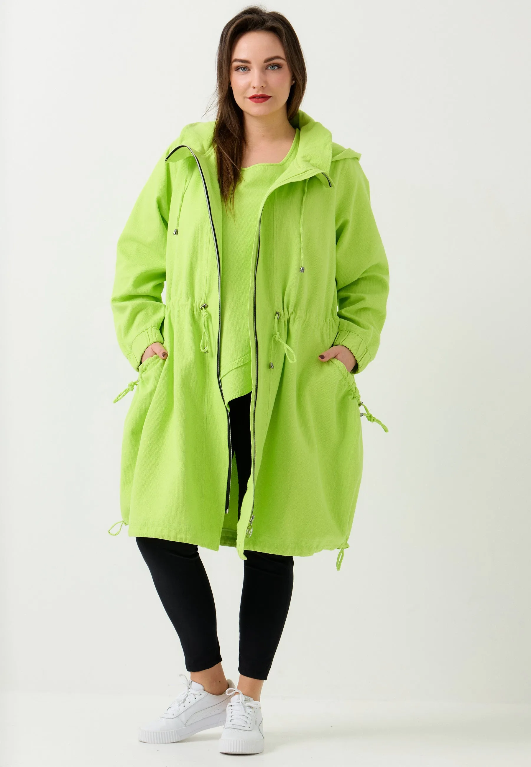 Kekoo Green Parka - Women's Coat, Stylish & Comfortable