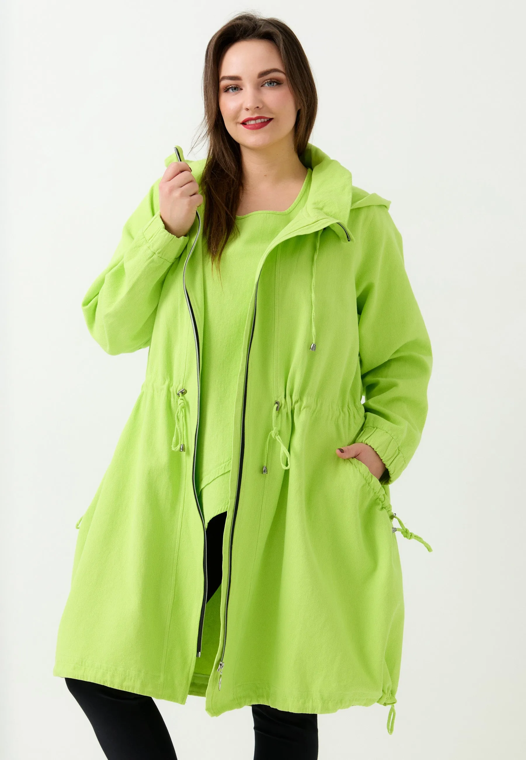 Kekoo Green Parka - Women's Coat, Stylish & Comfortable