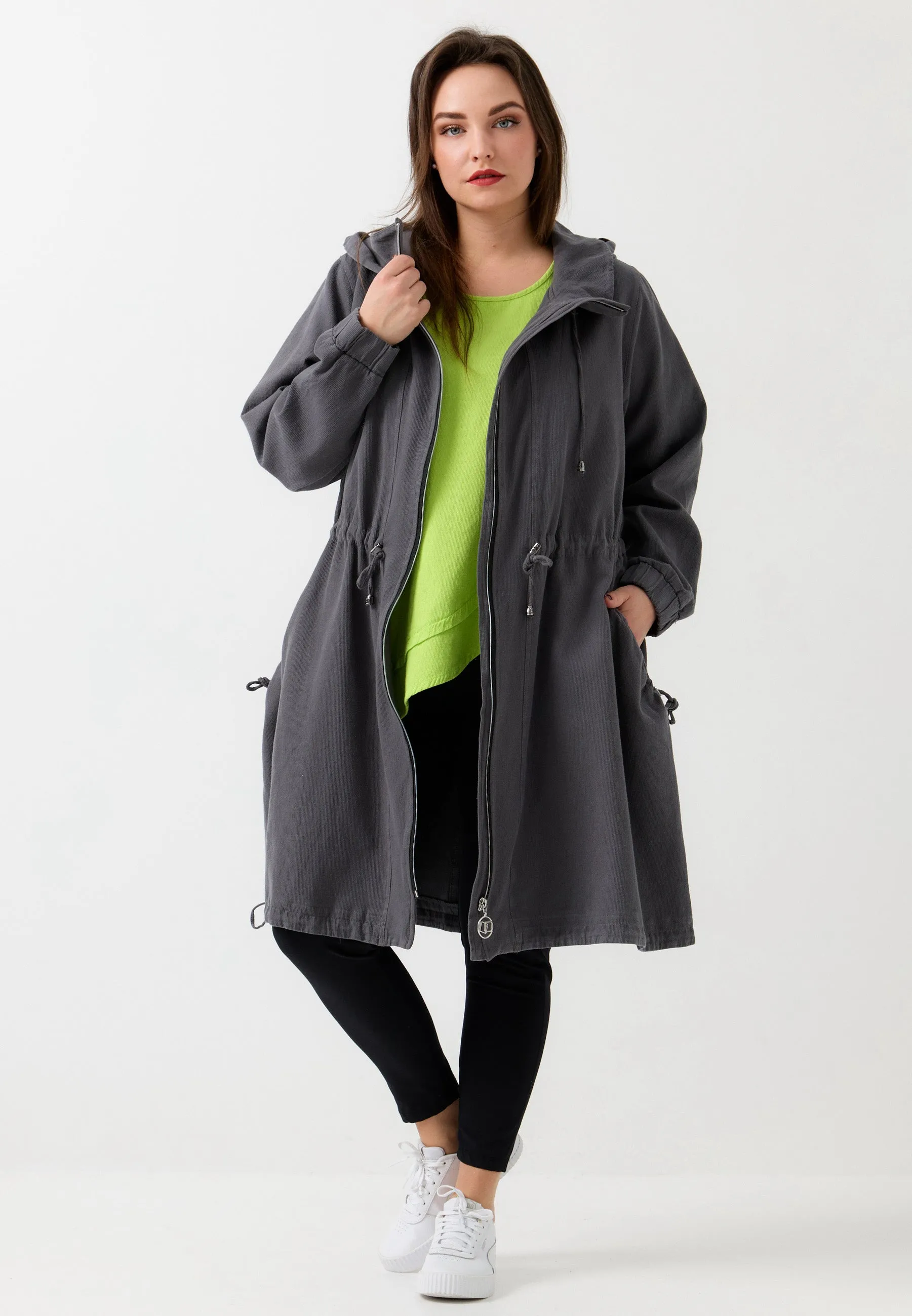 Kekoo Green Parka - Women's Coat, Stylish & Comfortable