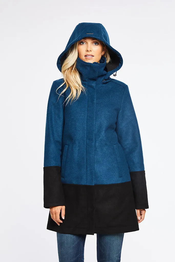 Kendra Women's Wool Waterproof Coat