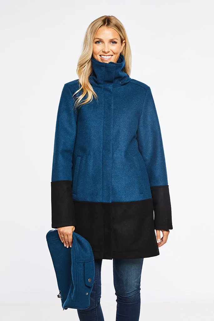 Kendra Women's Wool Waterproof Coat