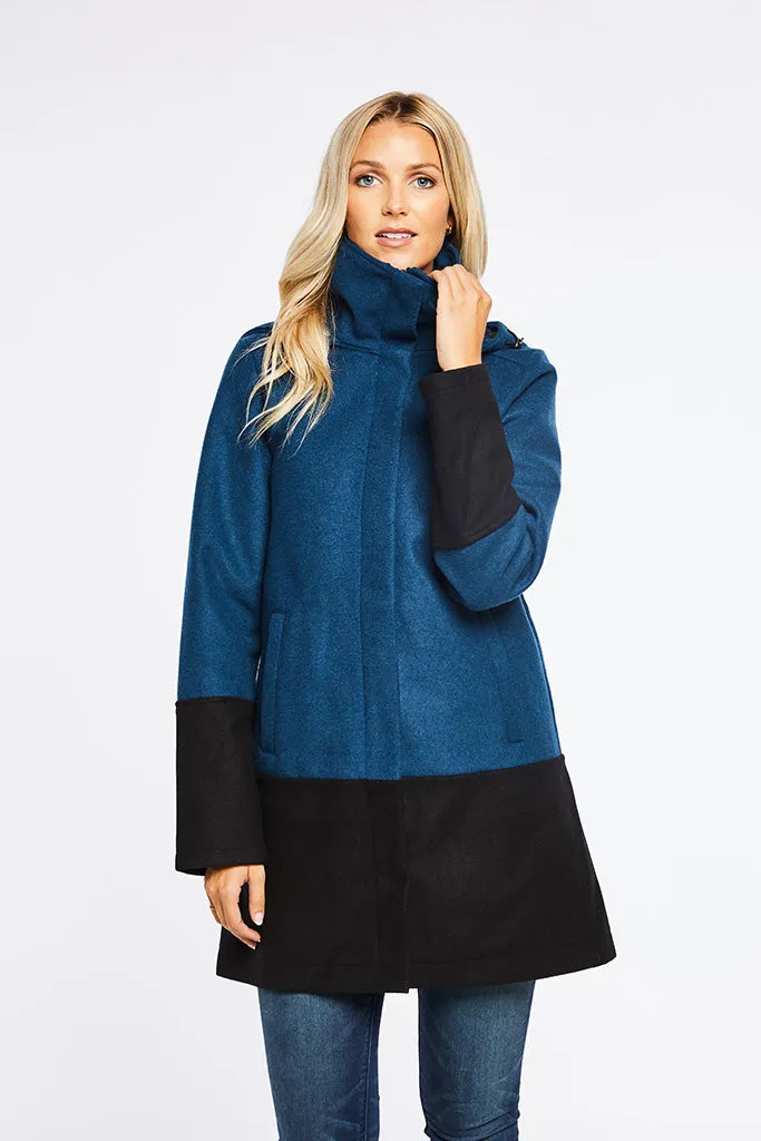 Kendra Women's Wool Waterproof Coat