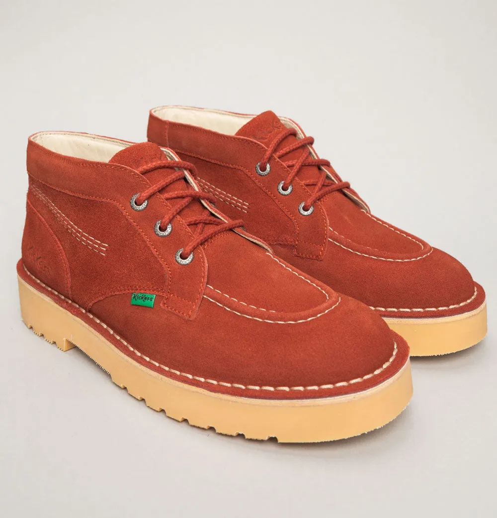 Kickers Daltrey Tan Red Chukka Boots.