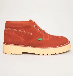 Kickers Daltrey Tan Red Chukka Boots.