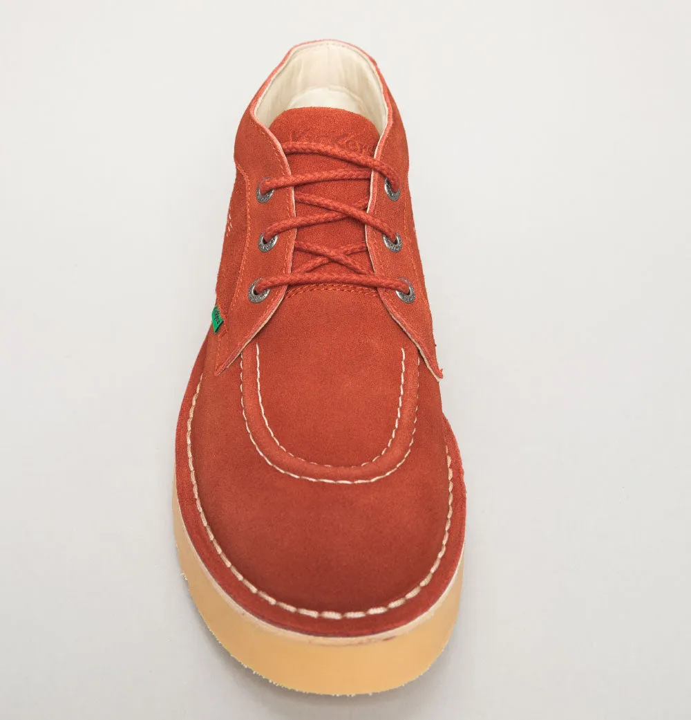 Kickers Daltrey Tan Red Chukka Boots.