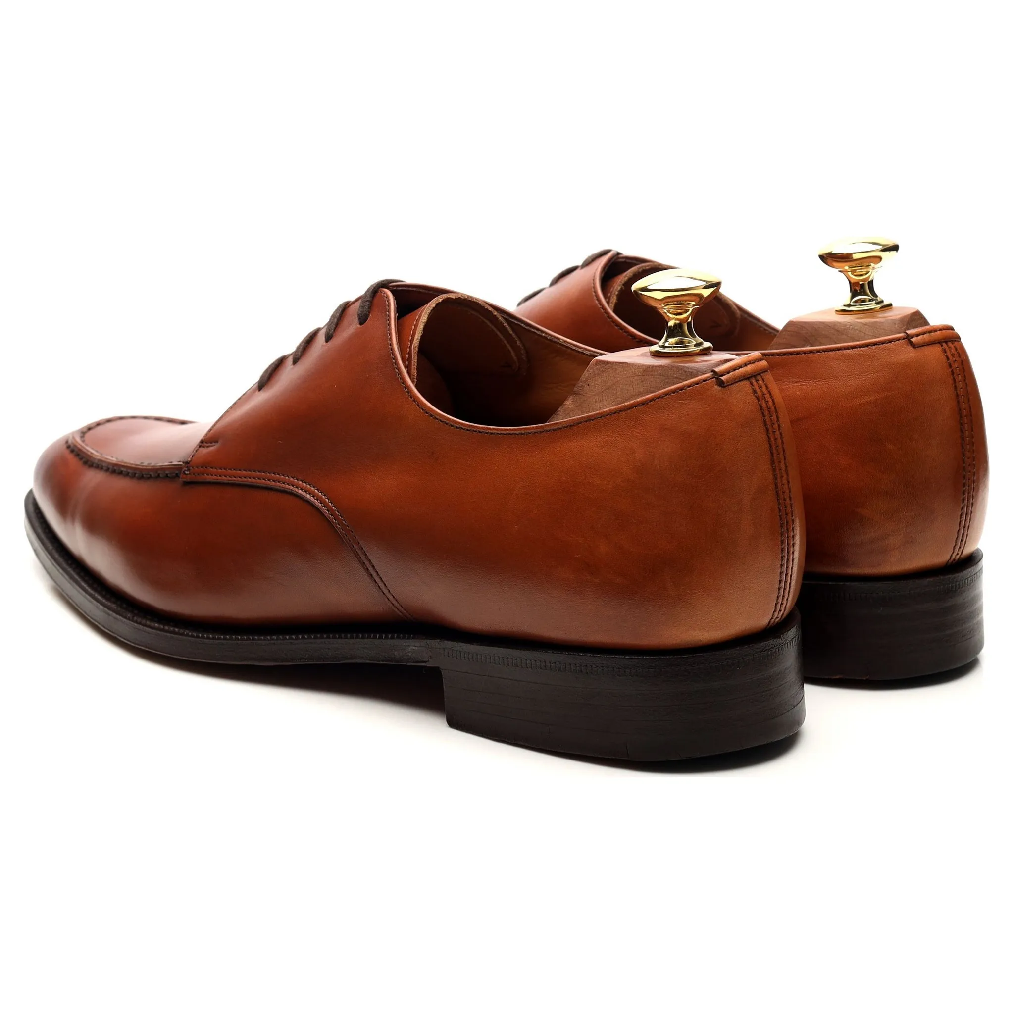 'Kingsthorpe' Tan Brown Leather Derby UK 9 G