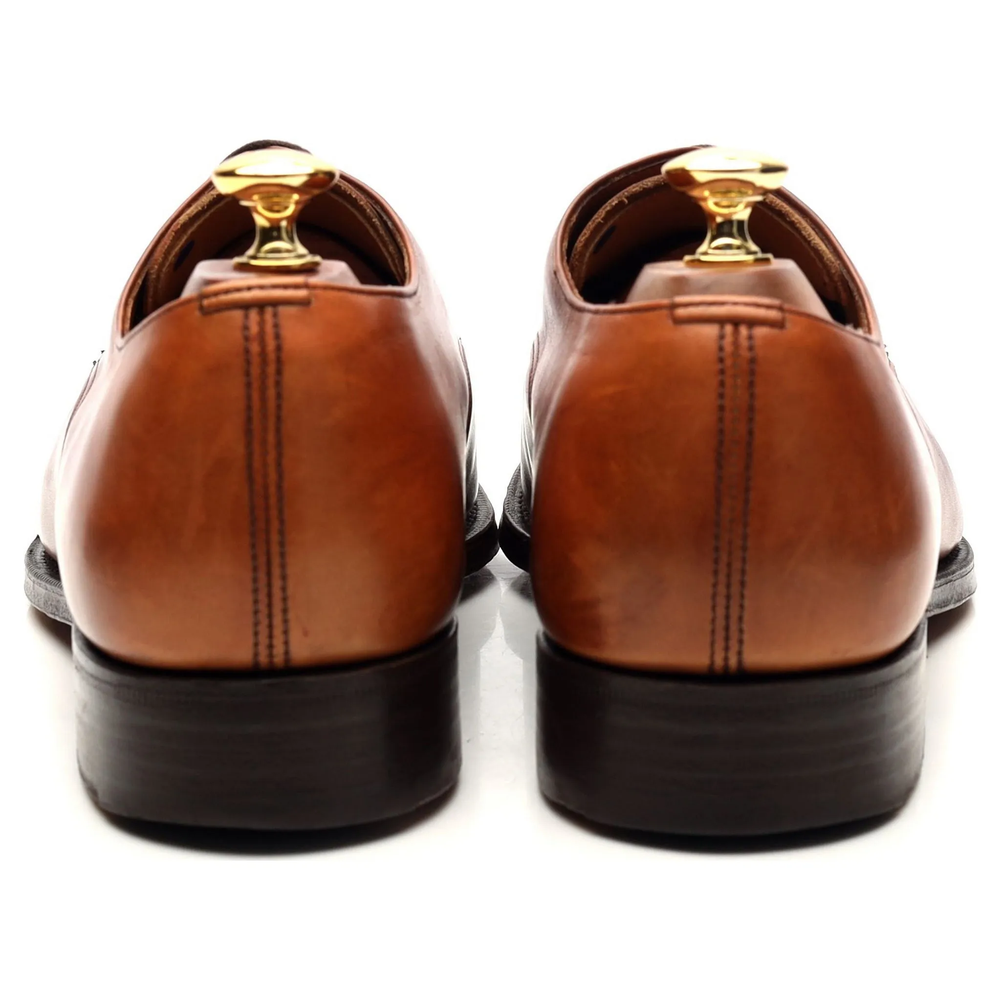 'Kingsthorpe' Tan Brown Leather Derby UK 9 G