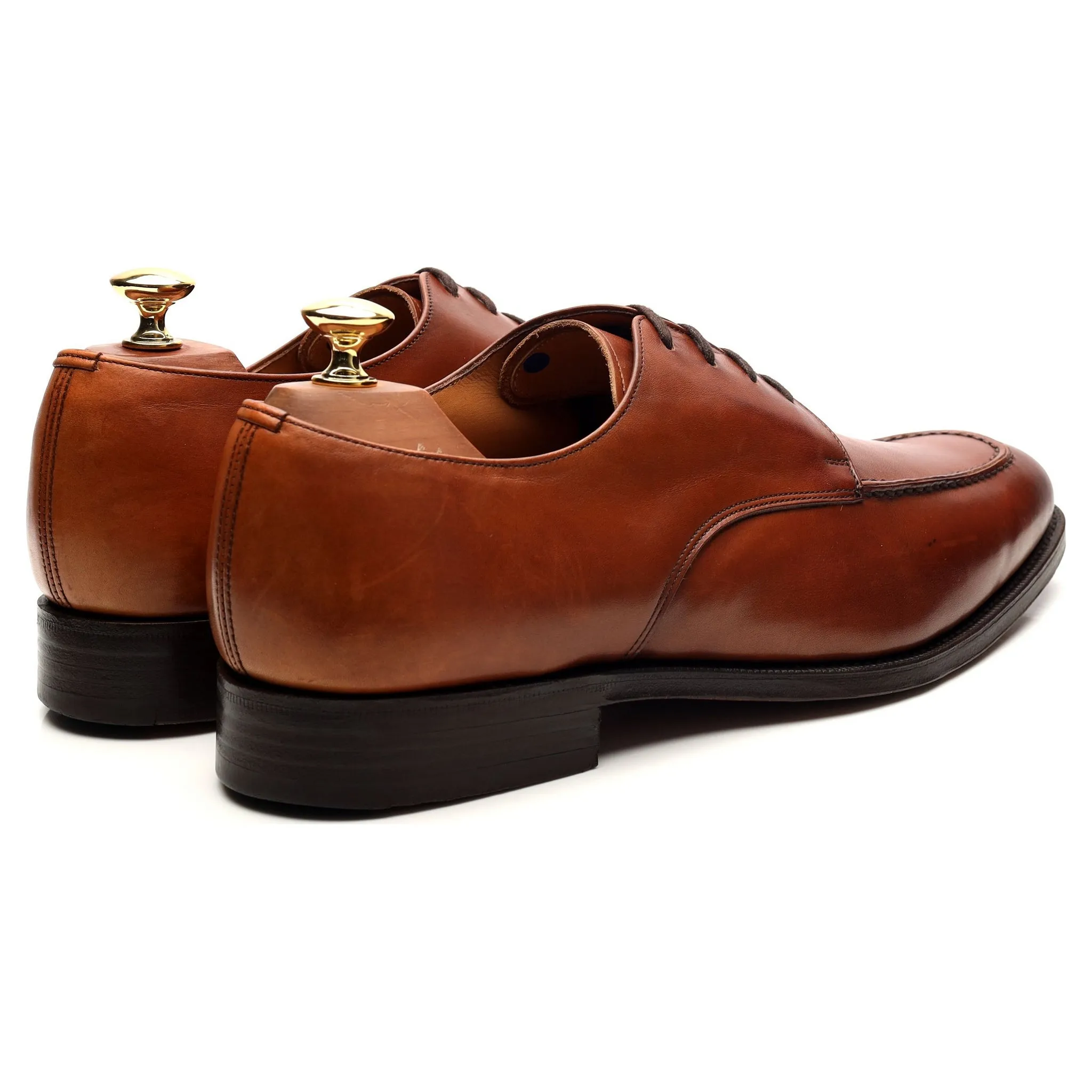 'Kingsthorpe' Tan Brown Leather Derby UK 9 G