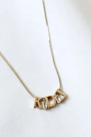 Kinsey Designs Original Initial Slide Necklace