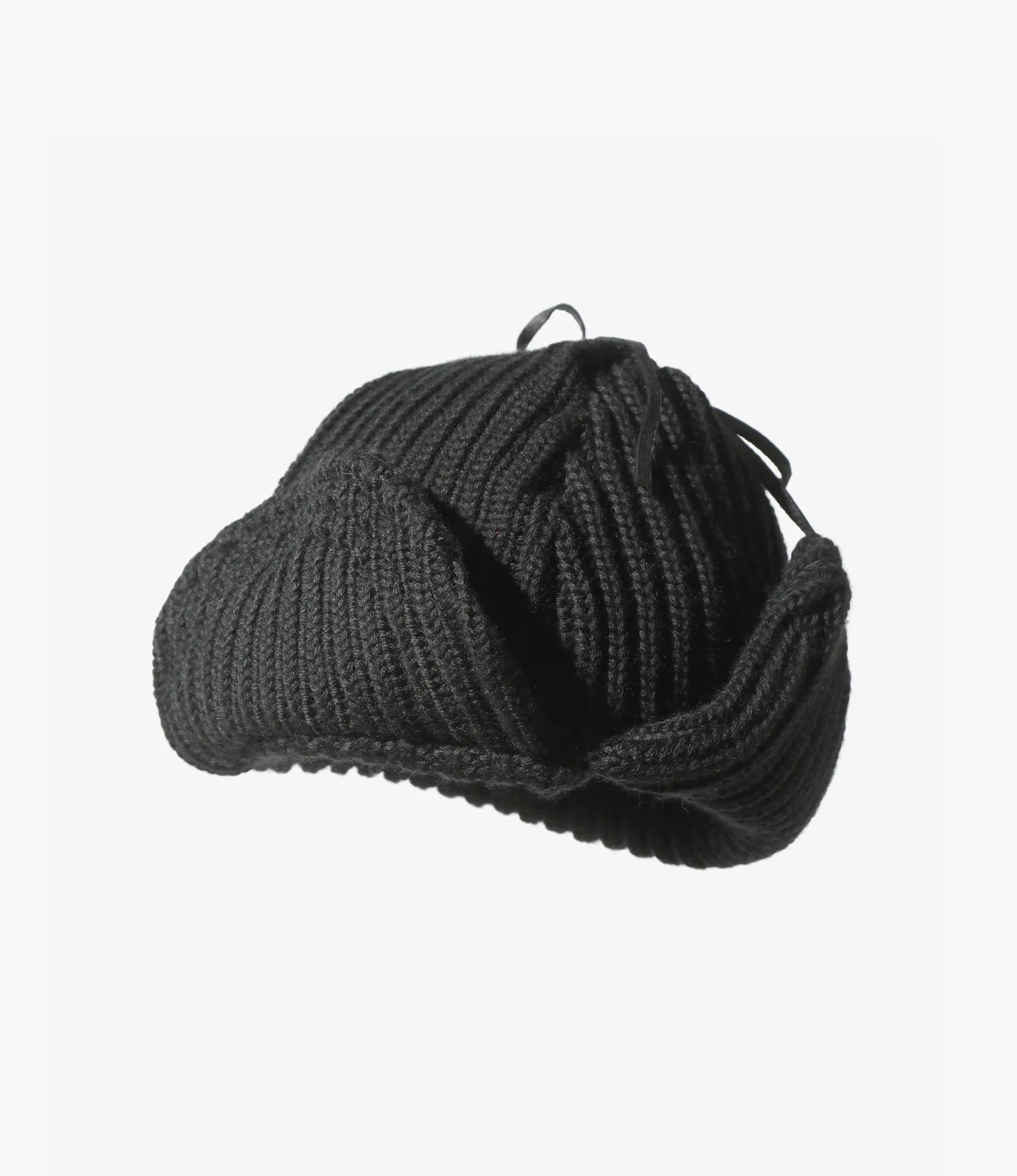 Knit Bomber Cap –Wool Blend