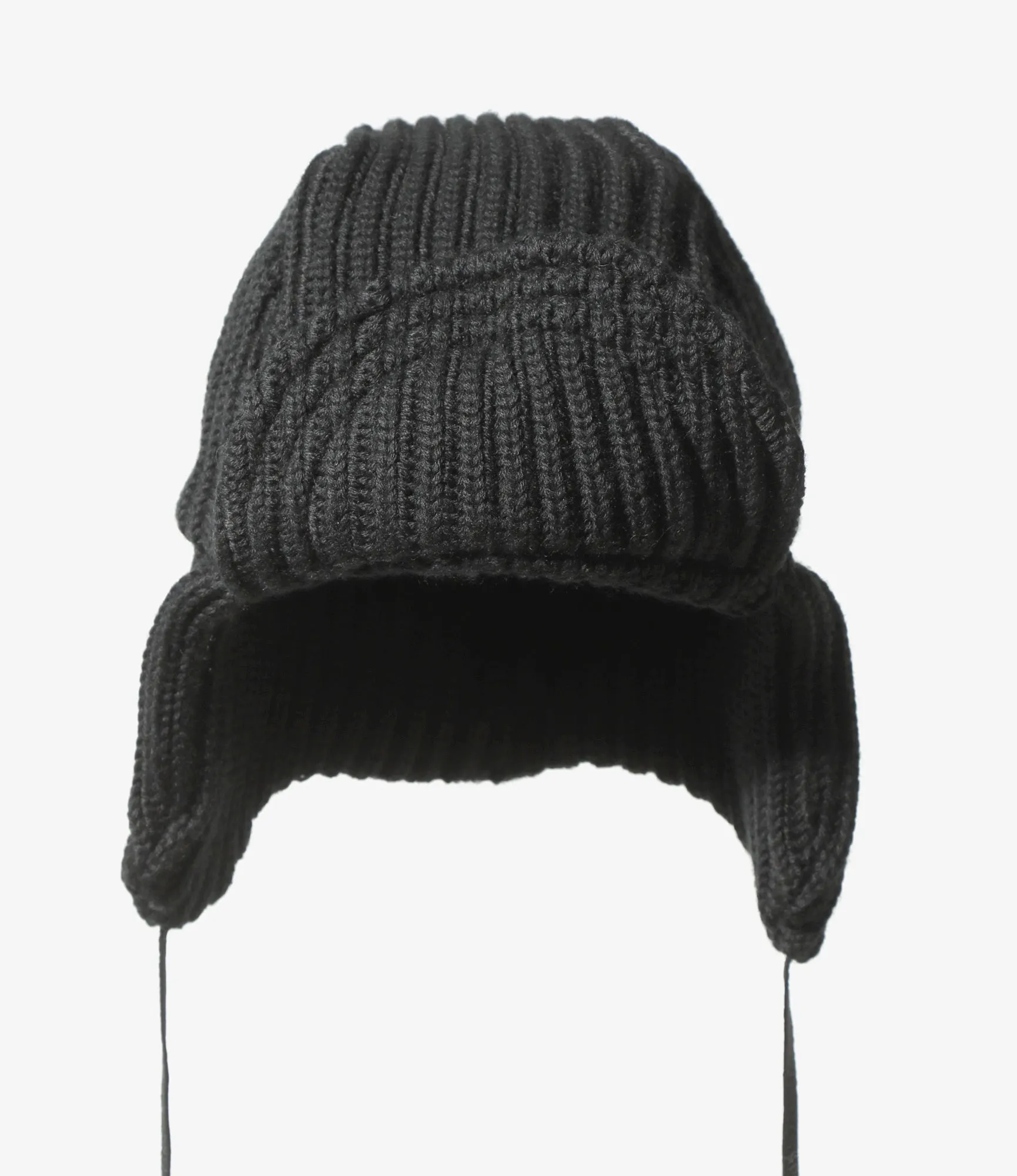 Knit Bomber Cap –Wool Blend