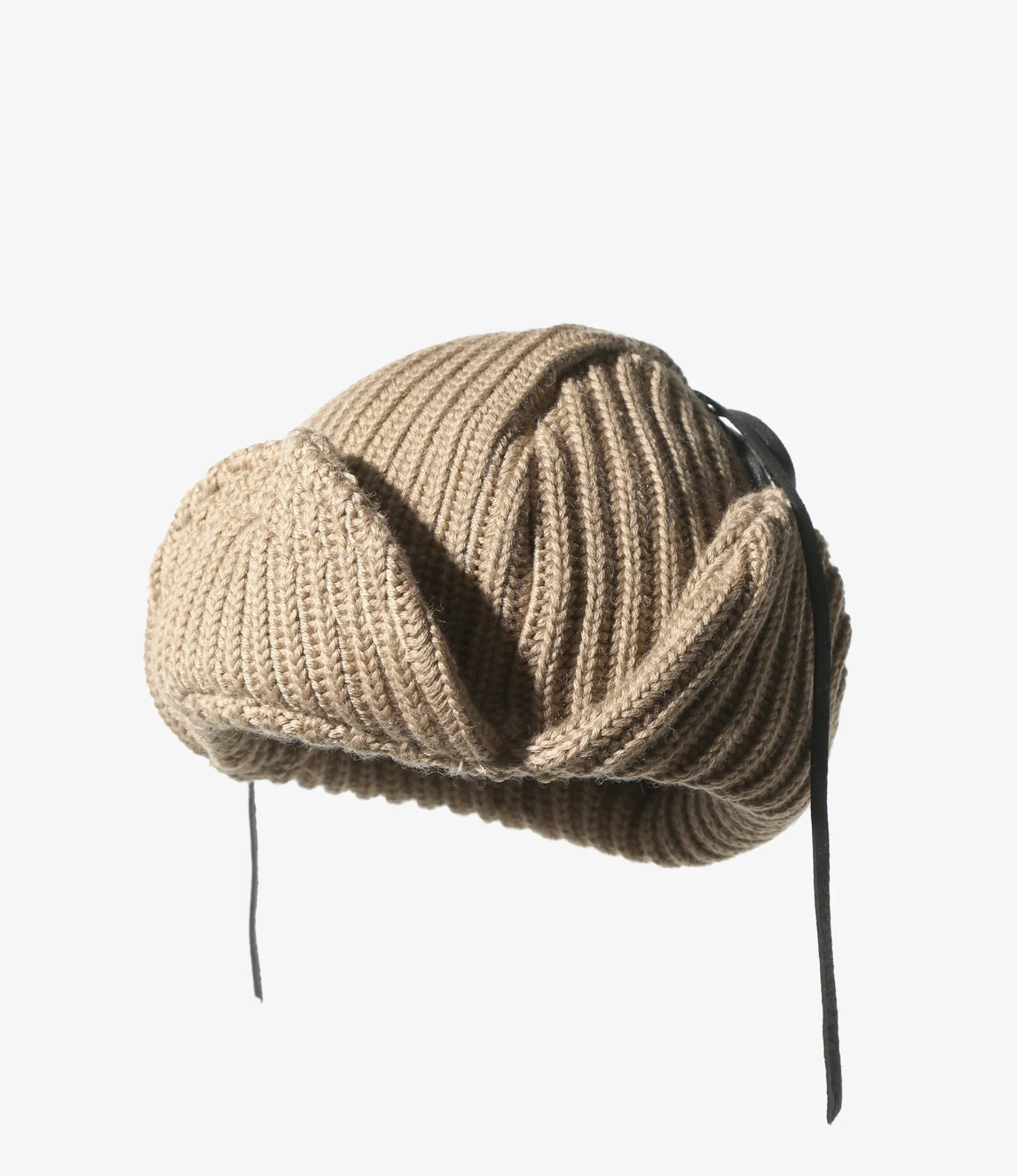 Knit Bomber Cap –Wool Blend