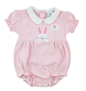 Knit Romper with Bunny