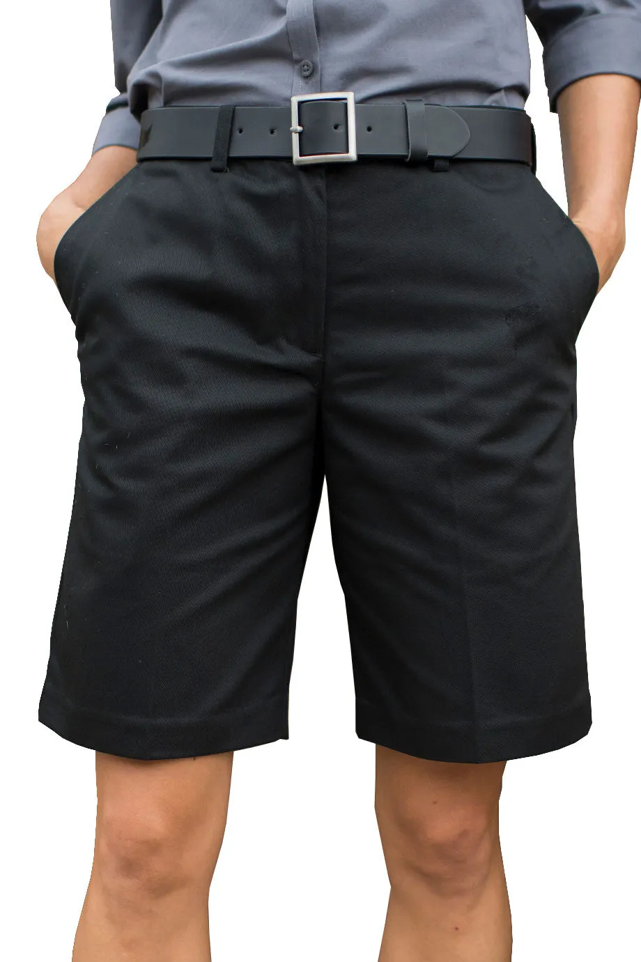 Ladies' Flat Front Short - Coal