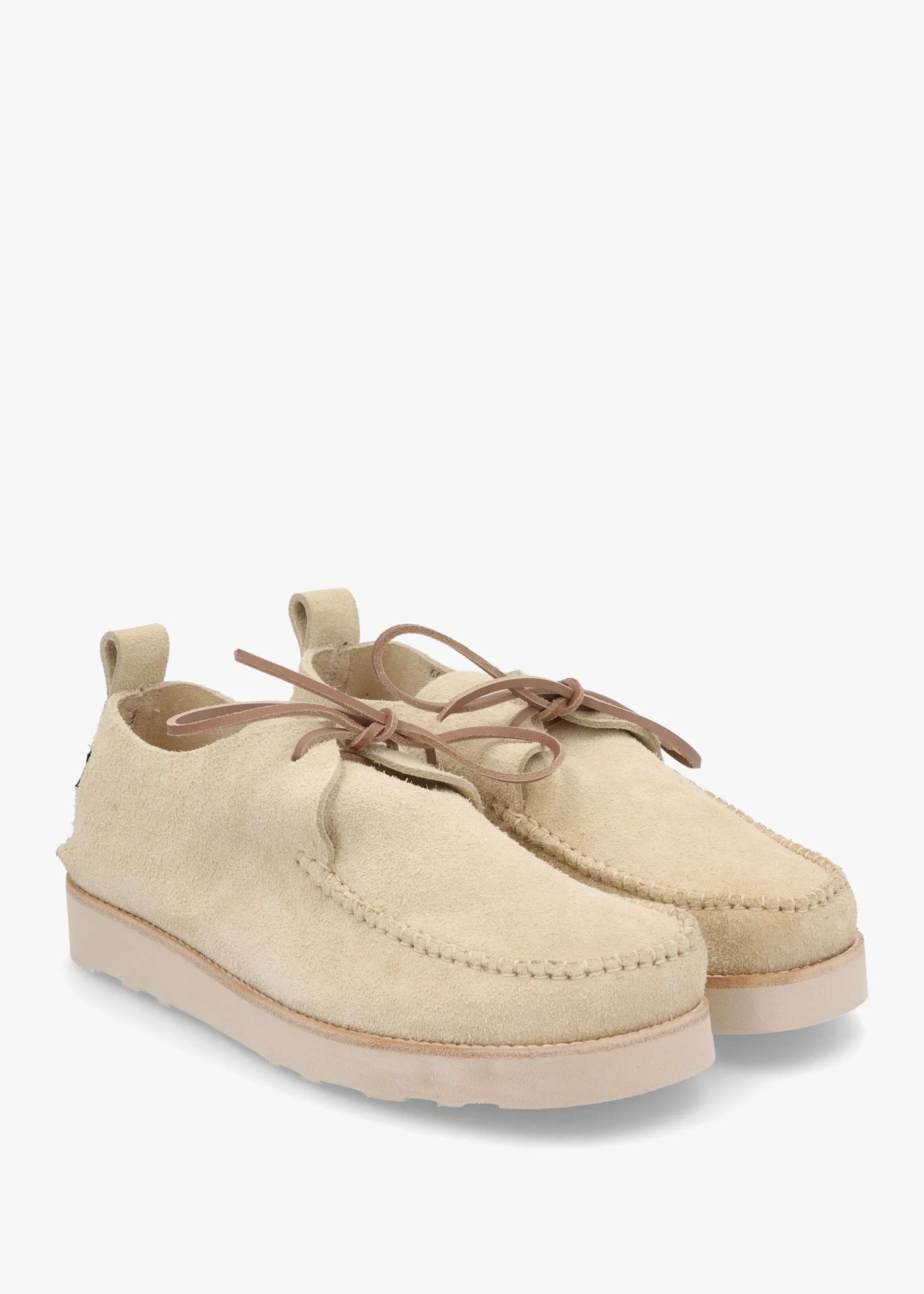 Lawson III Hairy Sand Suede Moccasins