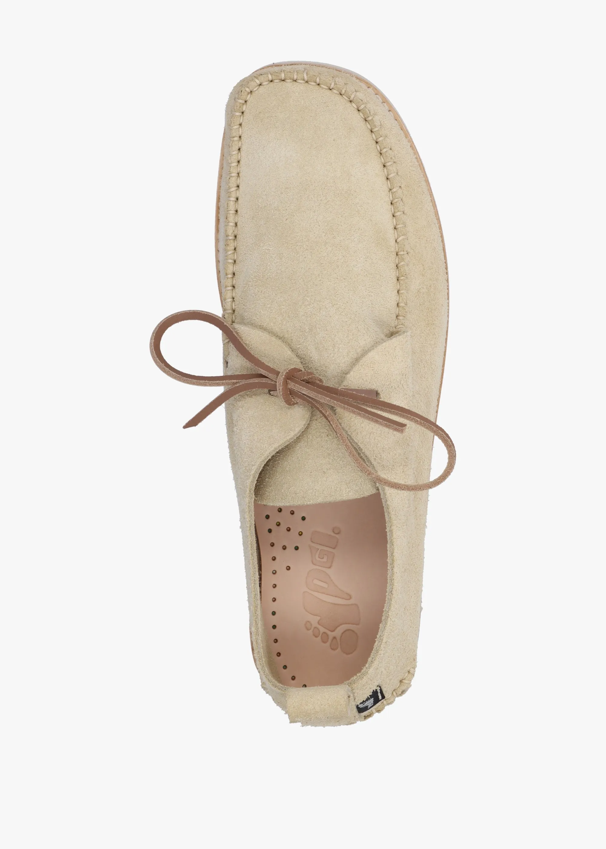 Lawson III Hairy Sand Suede Moccasins