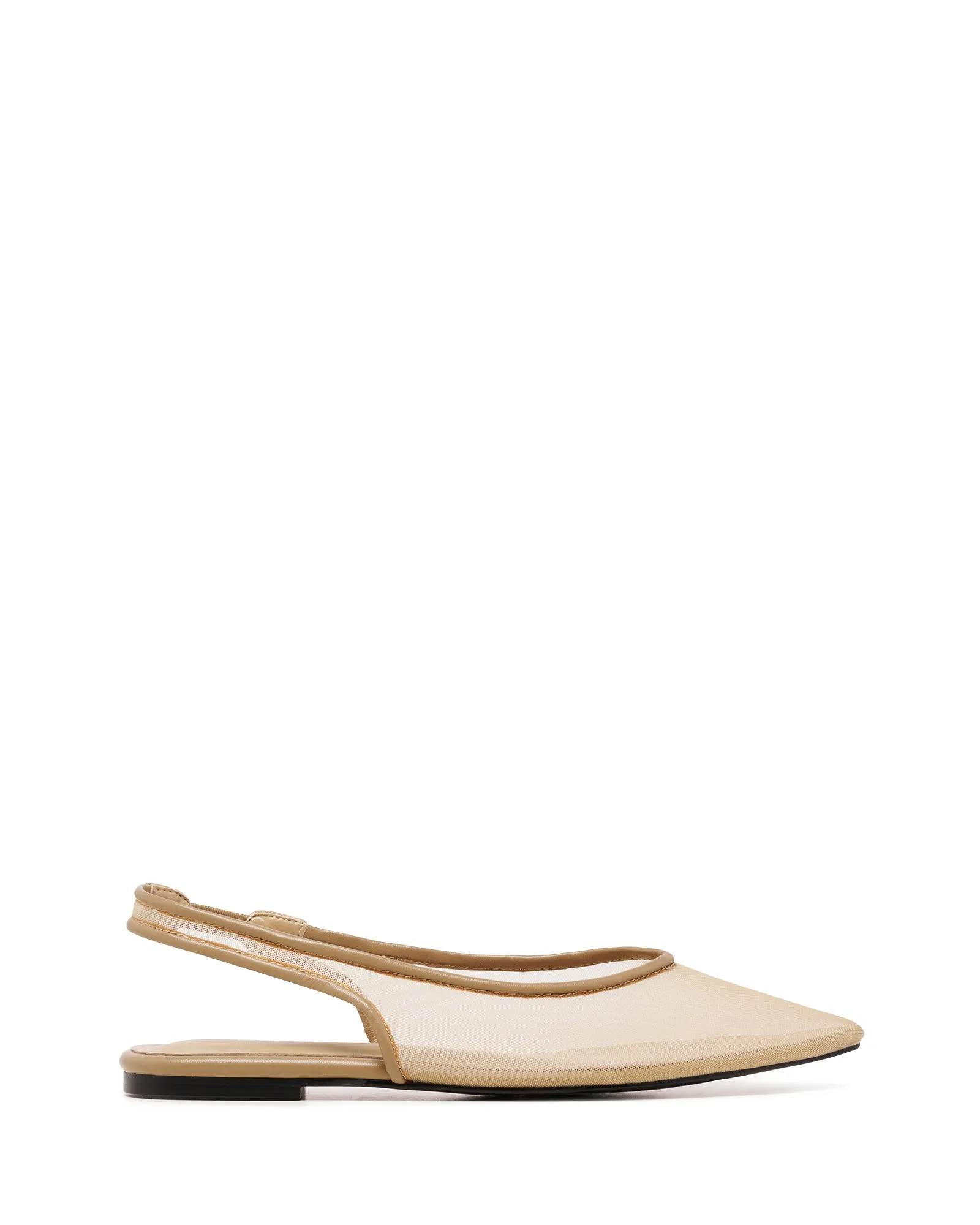 Lazer Slingback Ballet Flat Biscuit Smooth