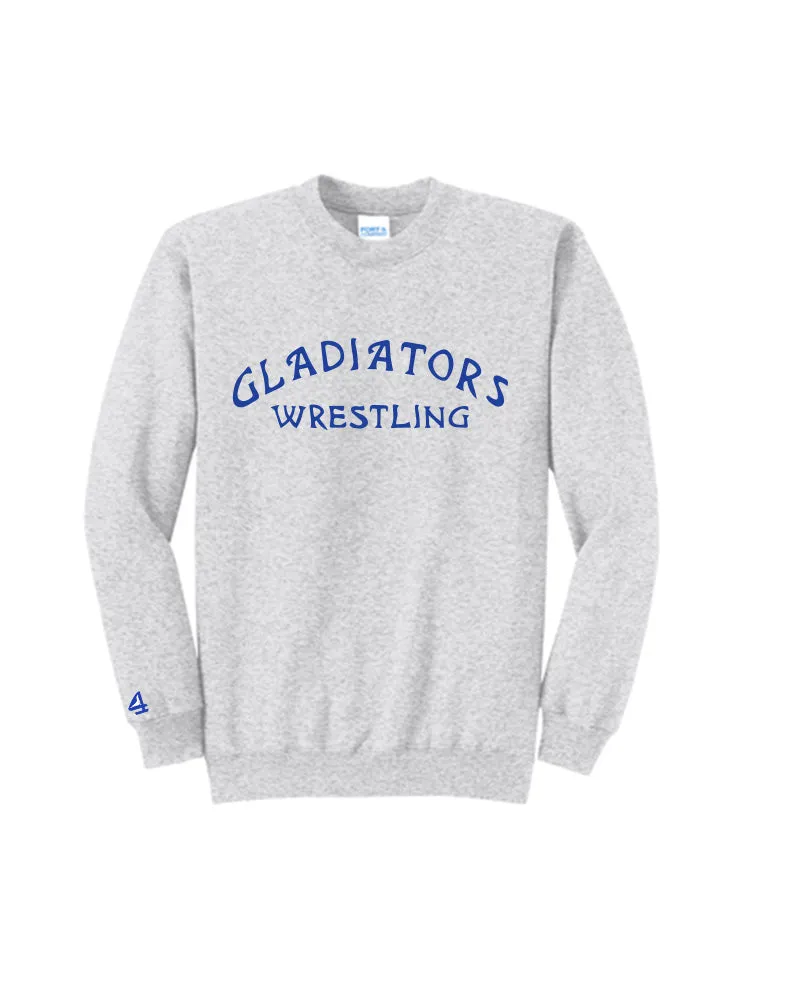 LB Gladiators Wrestling Crewneck Sweatshirt