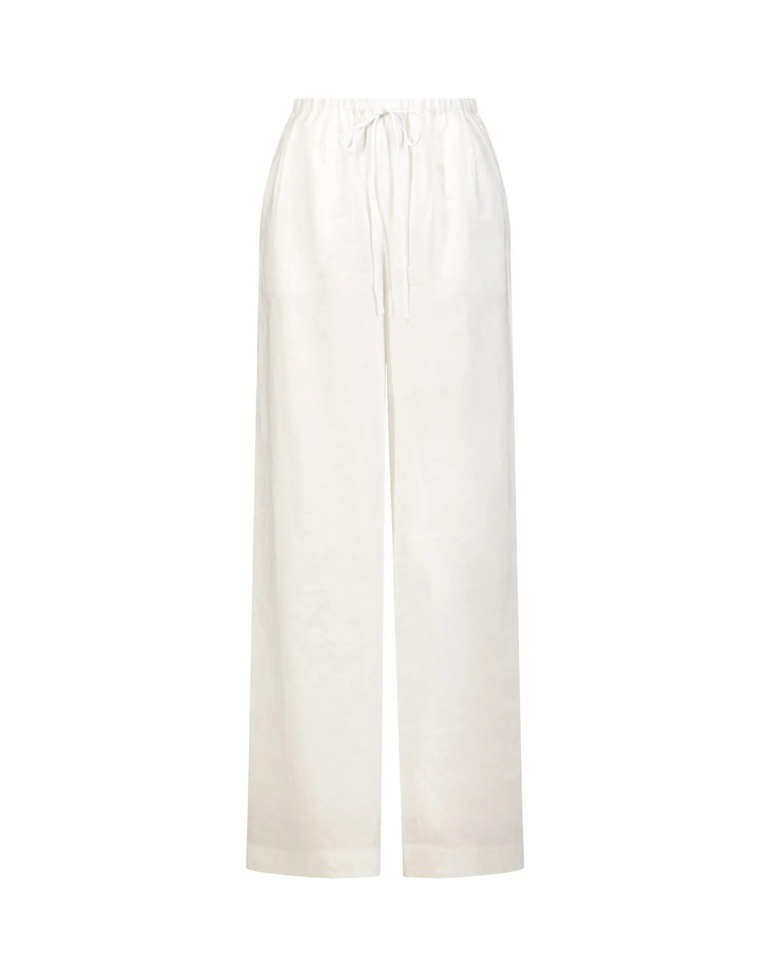 Linen trousers Joslin Sophia JOS221459-optical-white