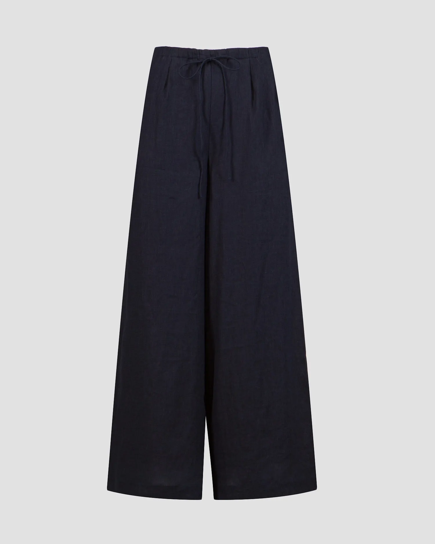 Linen trousers Joslin Sophia JOS231476-navy