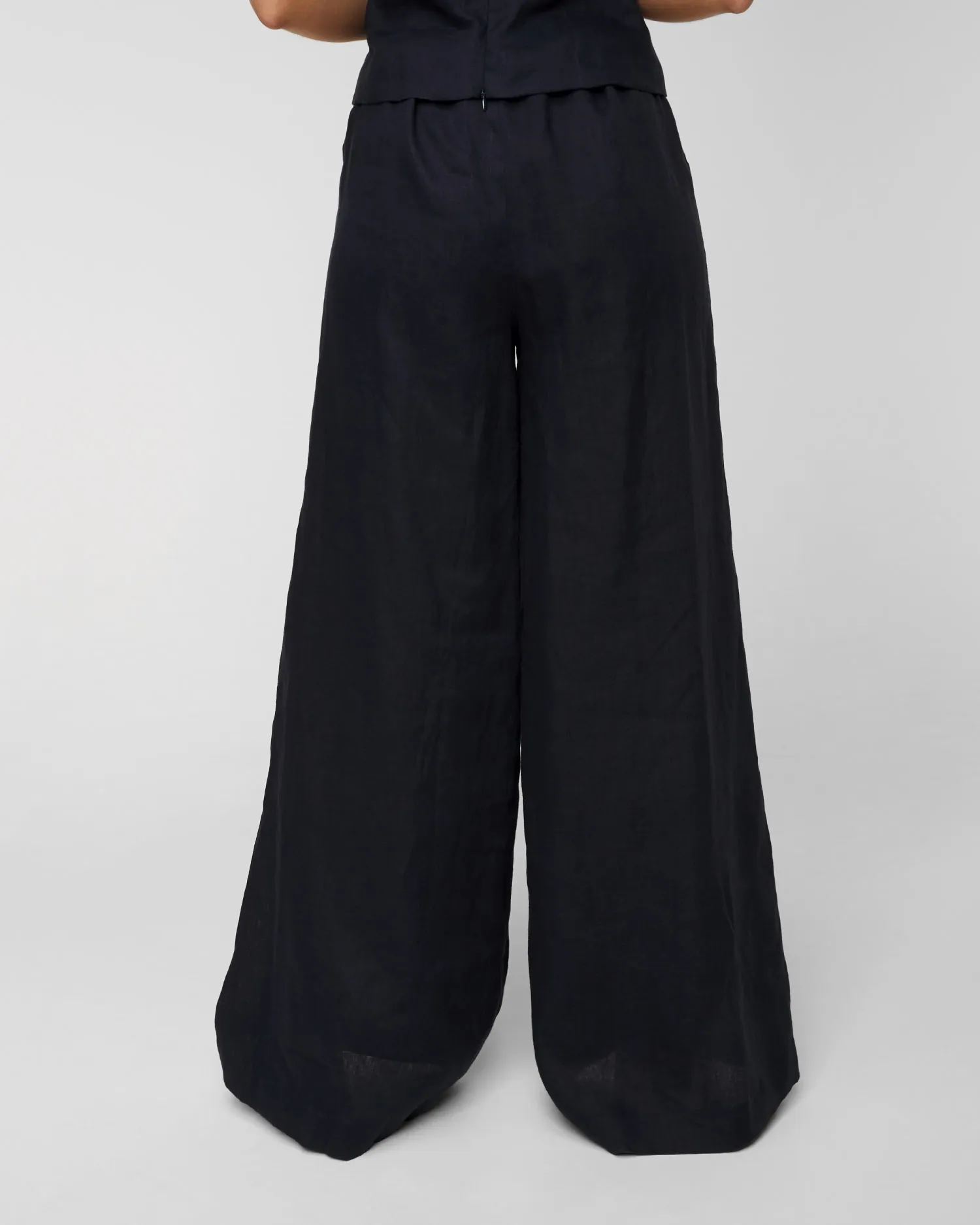 Linen trousers Joslin Sophia JOS231476-navy