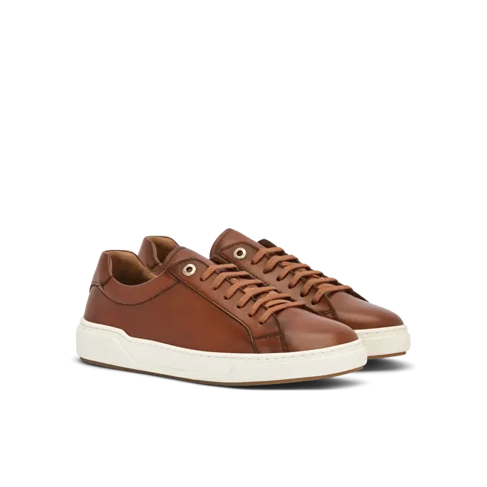 LOTTUSSE | SNEAKERS DE VESTIR HOMBRE | SNEAKERS CORDONES TORINO PIEL DE VACUNO MARRN | MARRN