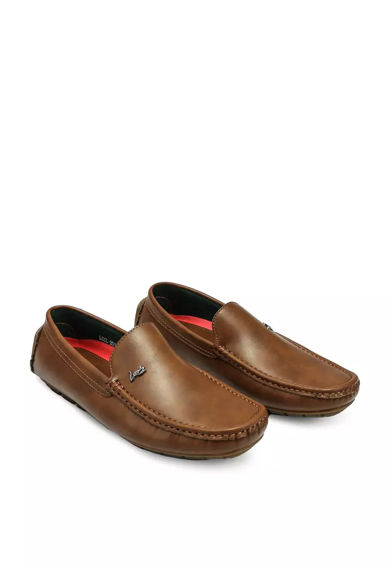 Louis Cuppers Plain Faux Leather Moccasins